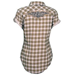 NWT Harley-Davidson Plaid Short Sleeve Shirt